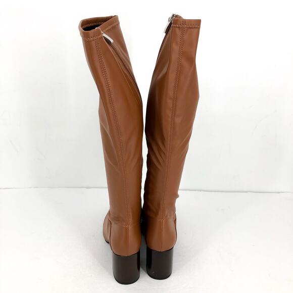 Franco Sarto Womens L-Tribute Knee High Boots US 8 M EU 38.5 Saddle Tan NIB - Picture 9 of 11